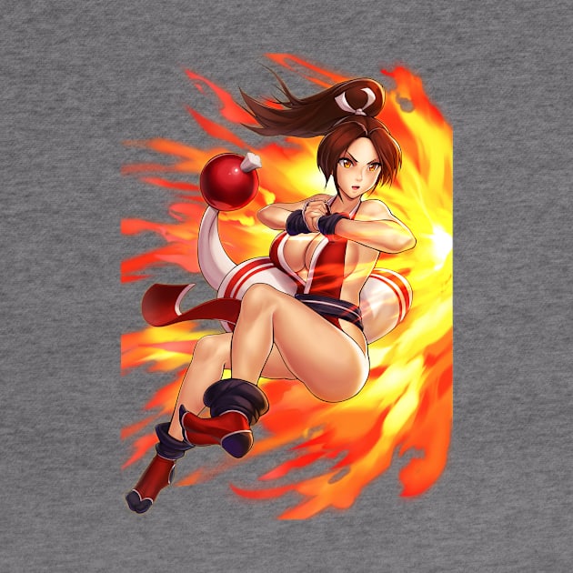 Mai Shiranui by hybridmink